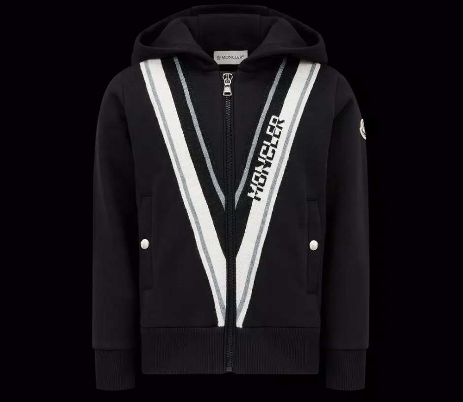 MONCLER2022/23秋冬キッズ レタリングロゴ入りパーカー 4A/5A/6A