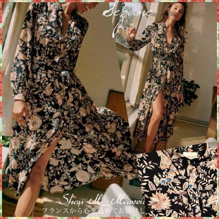 56 セザンヌ SEZANE 花柄 ブラウス カットソー トップス ワンピース