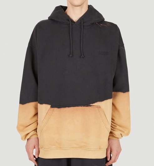 VETEMENTS【関税込】ブリーチ フーデッド スウェットシャツ