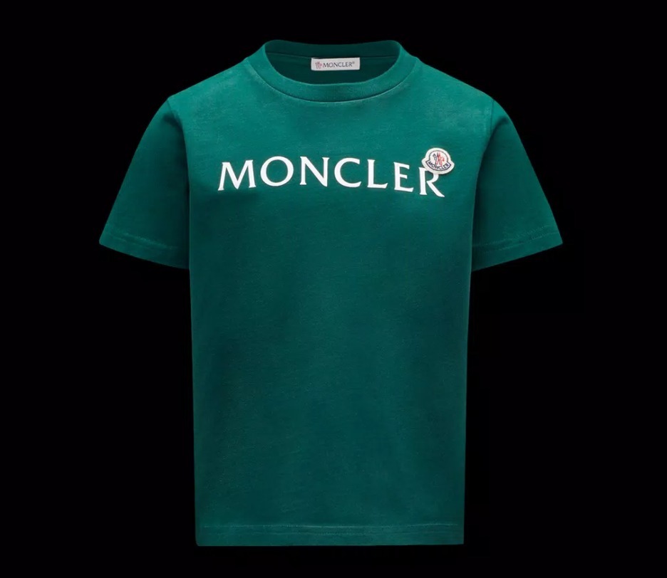 MONCLER2022/23秋冬新作キッズ ロゴ入り半袖Tシャツ 4A/5A/6A