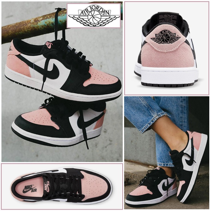 スニーカー Nike AIR JORDAN 1 LOW BLEACHED CORAL CZ0790-061