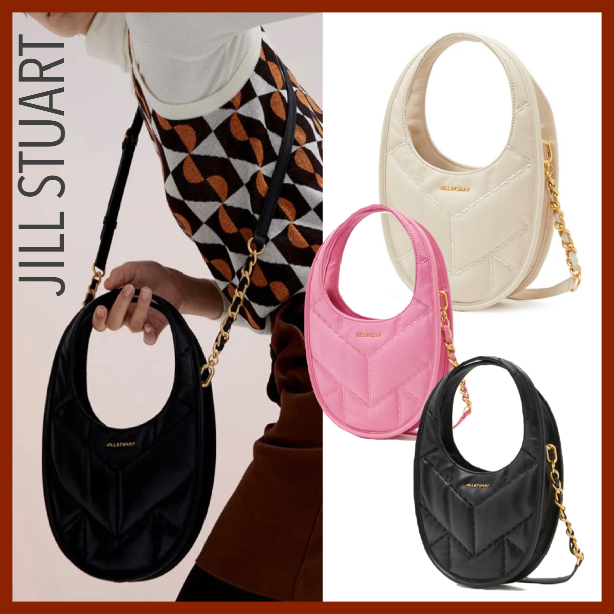 ☆JILLSTUART☆ ROSELLA ラウンド クロスバッグ 全3色