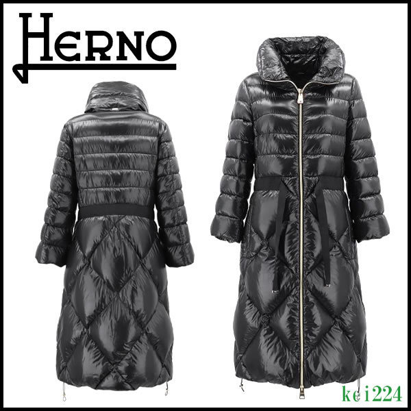 セールストア HERNO☆レディース 撥水スタンドカラーダウンコート ...