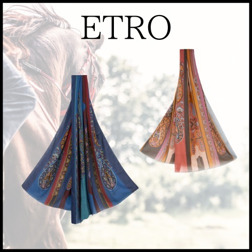 新品、未使用 クリスマスプレゼント ETRO ペイズリープリントスカーフ