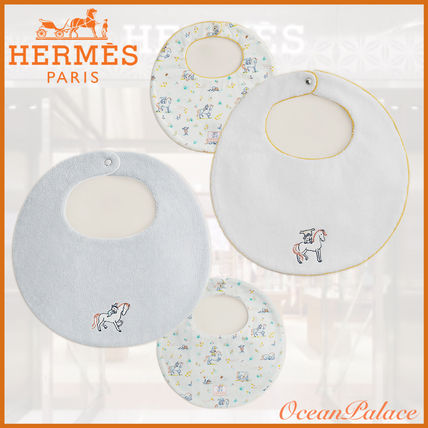 HERMES x よだれかけ・スタイ・ビブ(ベビー・キッズ) - 海外通販のBUYMA