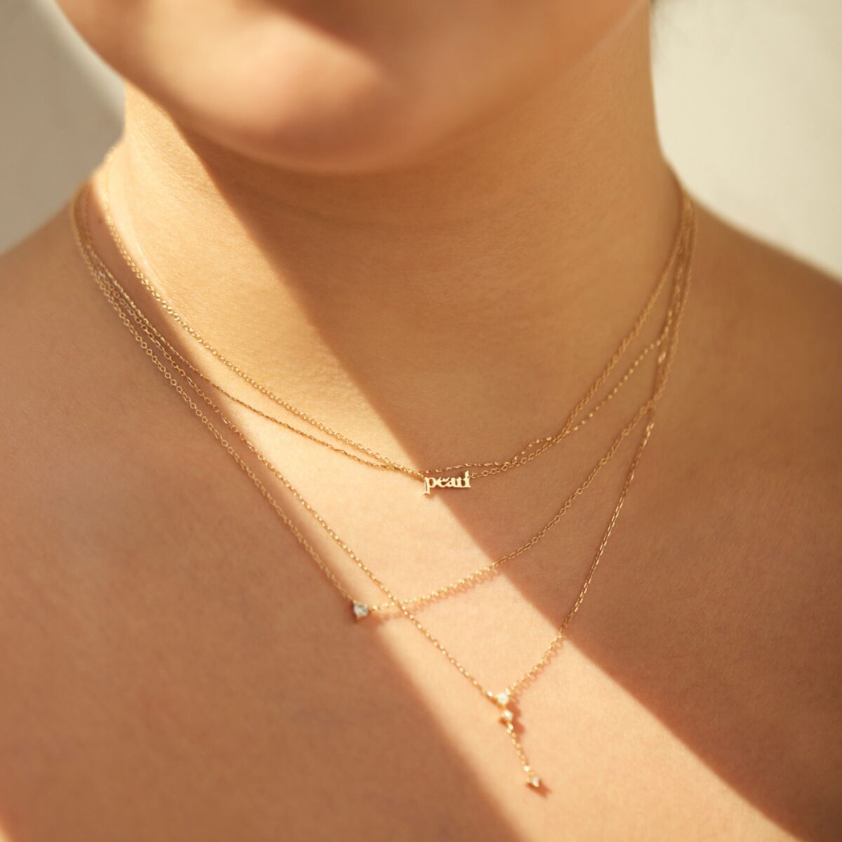 カリスマ人気【catbird】14K SPARKLER DIAMOND FIZZネックレス Brilliant Cut White Diamond Fizz Necklace Sparkler in 14K