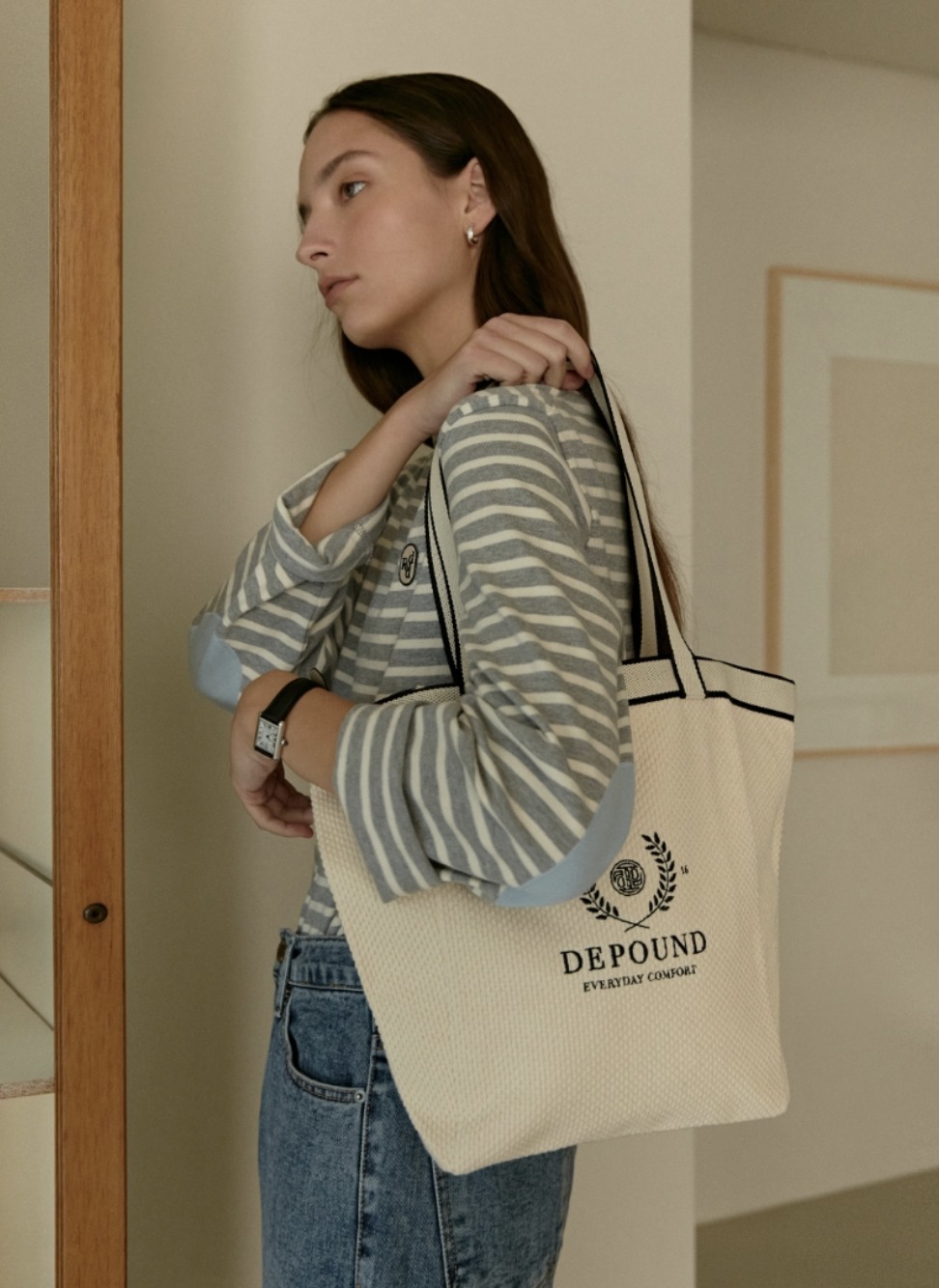 韓国 おしゃれ【depound】joy Bag (crown logo) 全2色 韓国 おしゃれ【depound】joy Bag (crown logo) 全2色 (depound