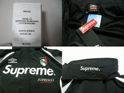 Jacket Supreme x Champion Black size S International in Polyamide