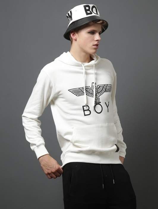 BOY LONDON Unisex Street Style Long Sleeves Cotton Hoodies