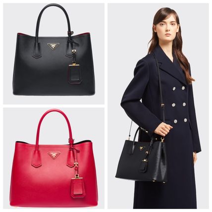 サフィアーノ,ダブルバッグ PRADA(プラダ) バッグ・カバン(レディース