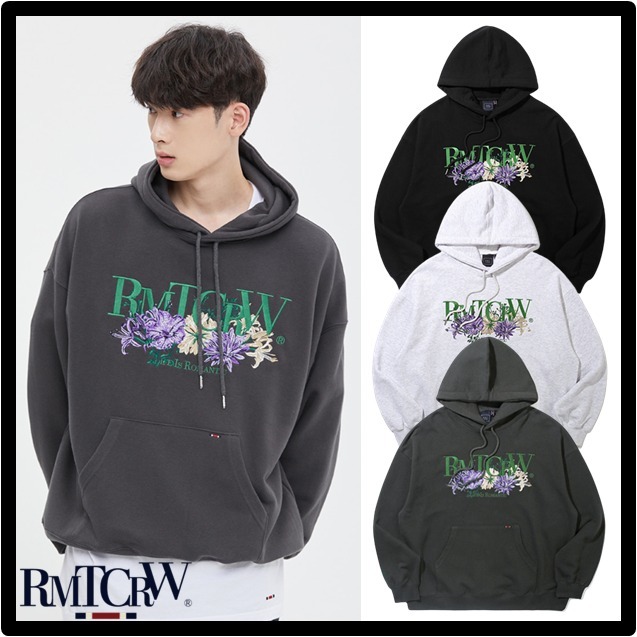 ☆送料・関税込☆ROMANTIC CROWN★RECENT LOGO FLOWER HOODIE★