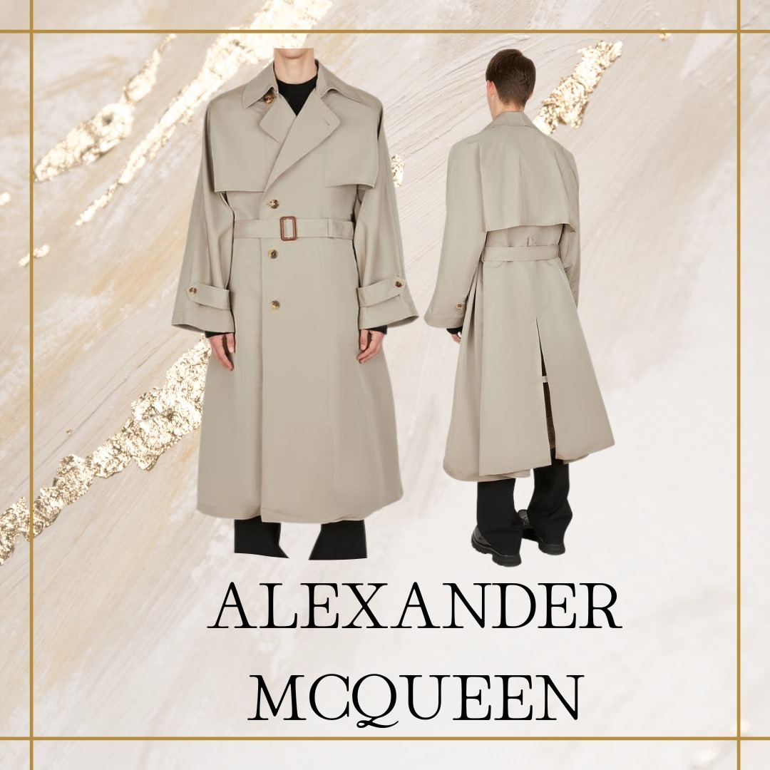 最新作の ALEXANDER VIPsale MCQUEEN トレンチコート KIMONO トレンチ