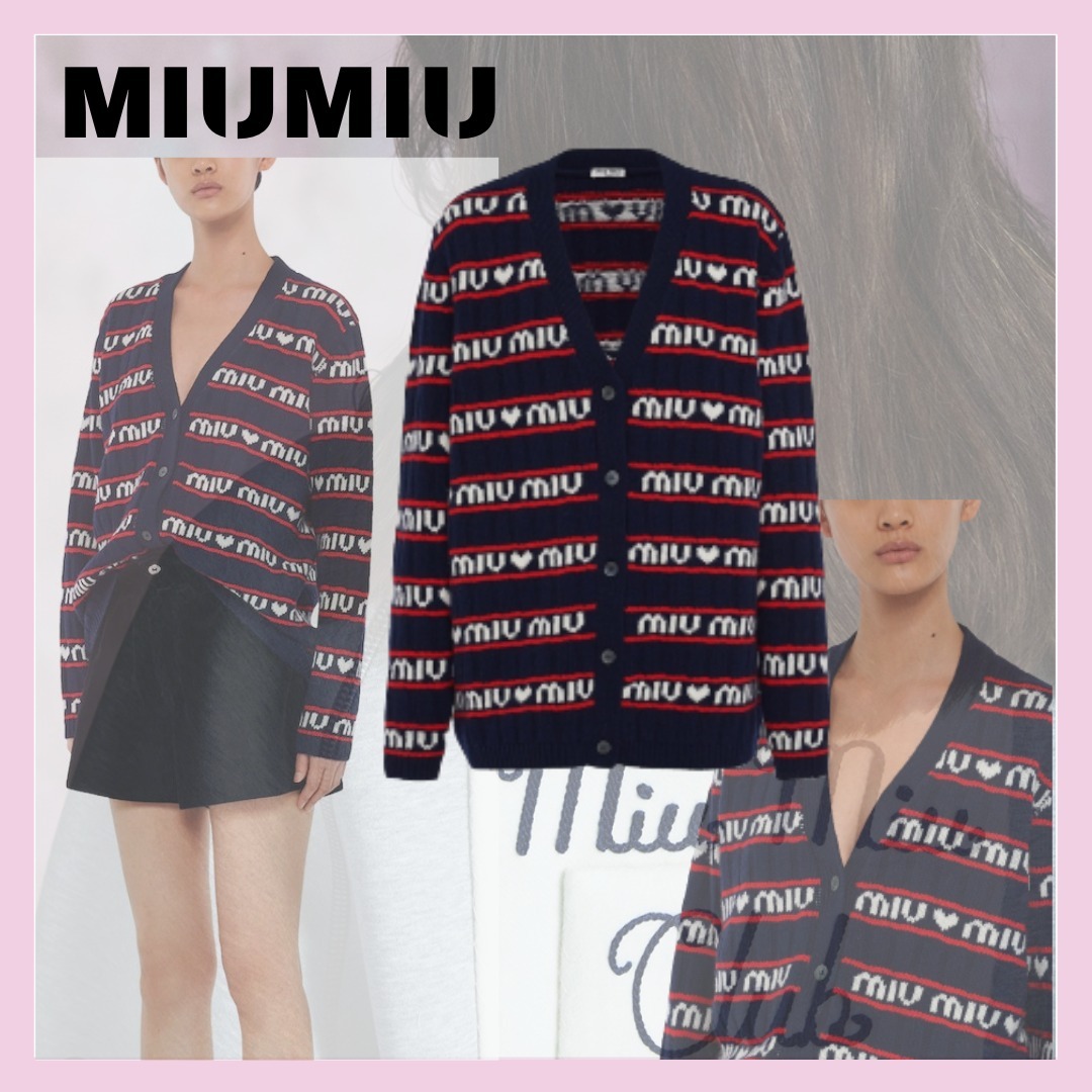 くださいま miumiu - MIU MIU 20-21AW ラムウールカーディガン 42