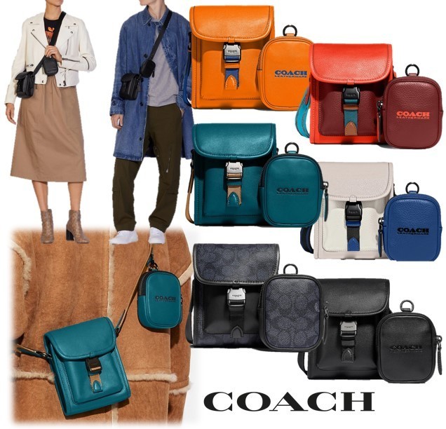 Coach(コーチ) ポーチ付 2Way バッグ ユニセックス 関税送料込