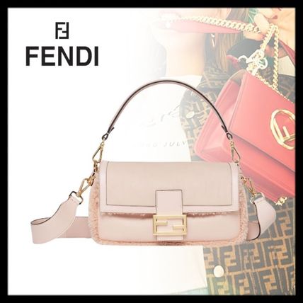 ピンク系 FENDI BAGUETTE x ショルダーバッグ・ポシェット(レディース ...