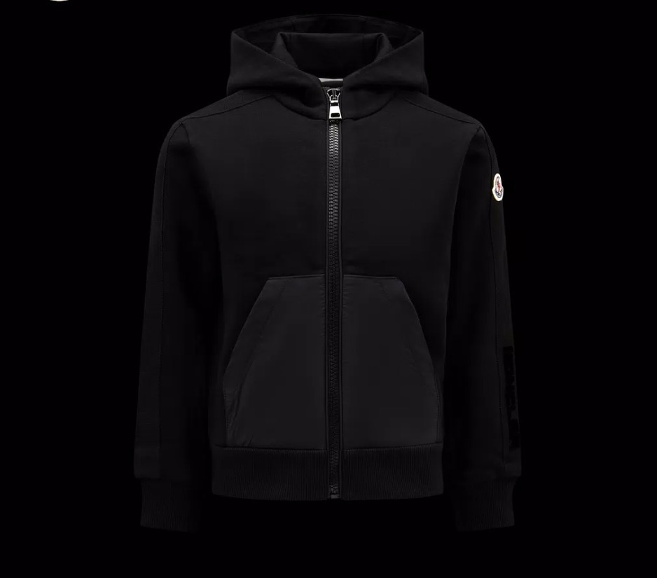 MONCLER2022/23秋冬新作キッズ 異素材MIX パーカー 4A/5A/6A
