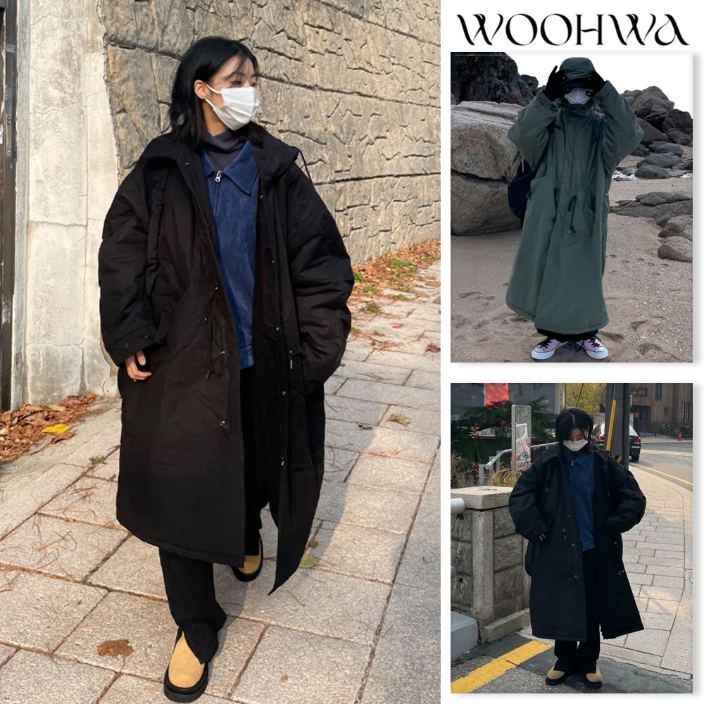 【WOOHWA】HUNT PADDED NIGHT COAT