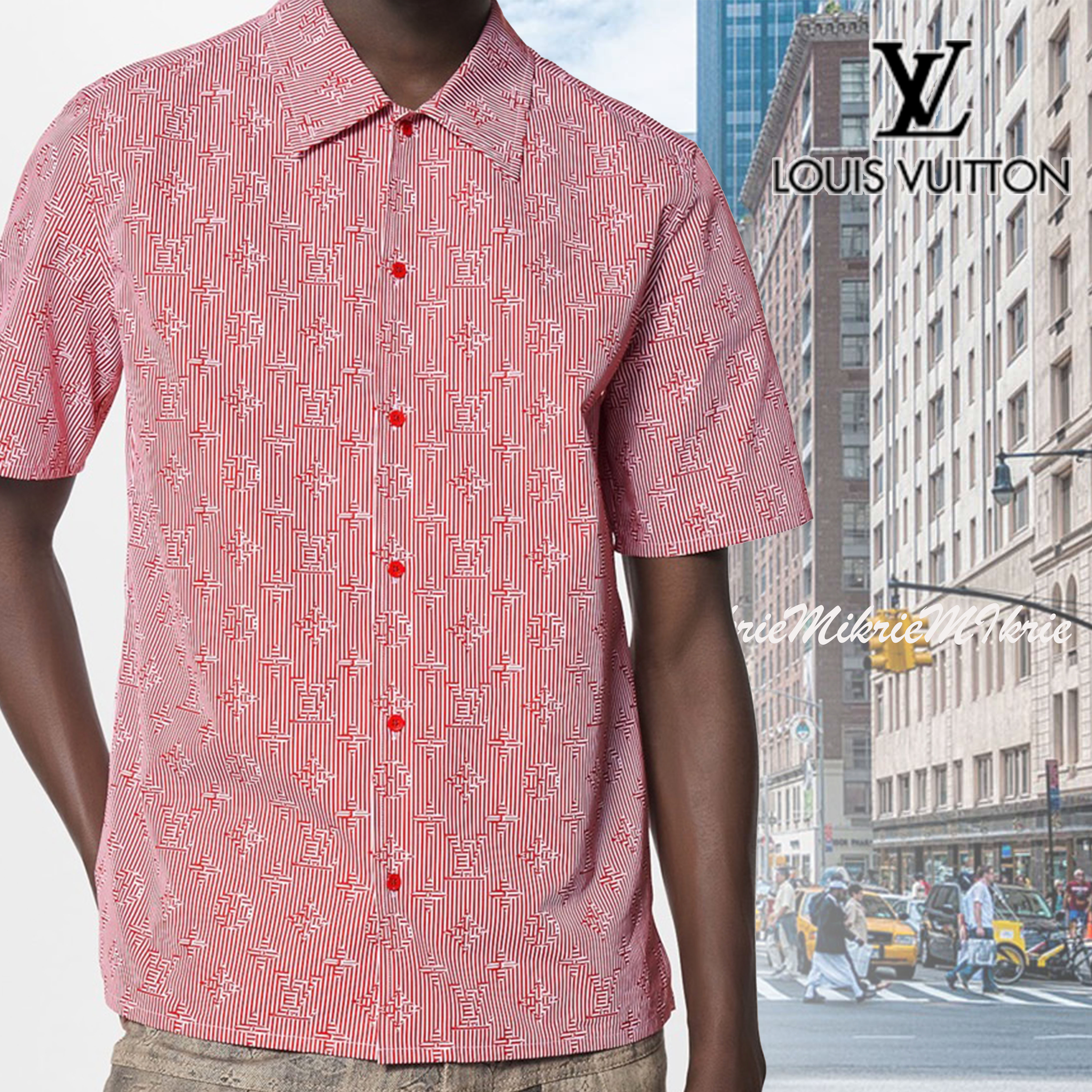 Shop Louis Vuitton Monogram Street Style Plain Cotton Short Sleeves Luxury  (1AATHK 1AATHL 1AATHM 1AATHN, SIGNATURE REGULAR SHORT SLEEVED SHIRT, 1AATHH  1AATHG 1AATHI 1AATHJ) by Mikrie