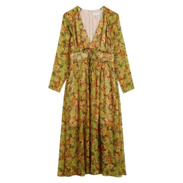 テッドベーカー ワンピース ミディ 花柄 Umah Speckle Print テッドベーカー ワンピース ミディ 花柄 Umah Speckle Print