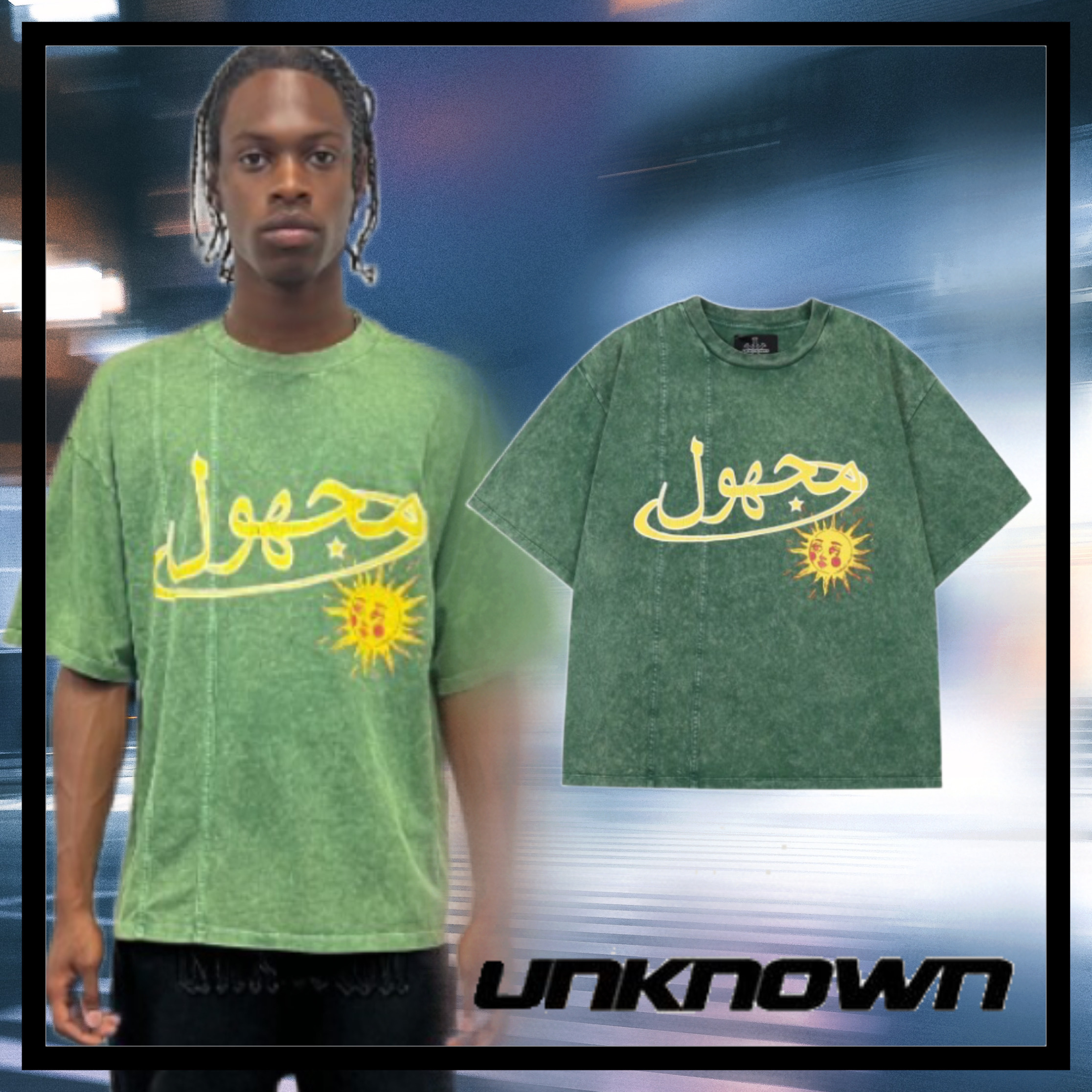 関税/送料込み【UNKNOWN】アラビアTシャツ