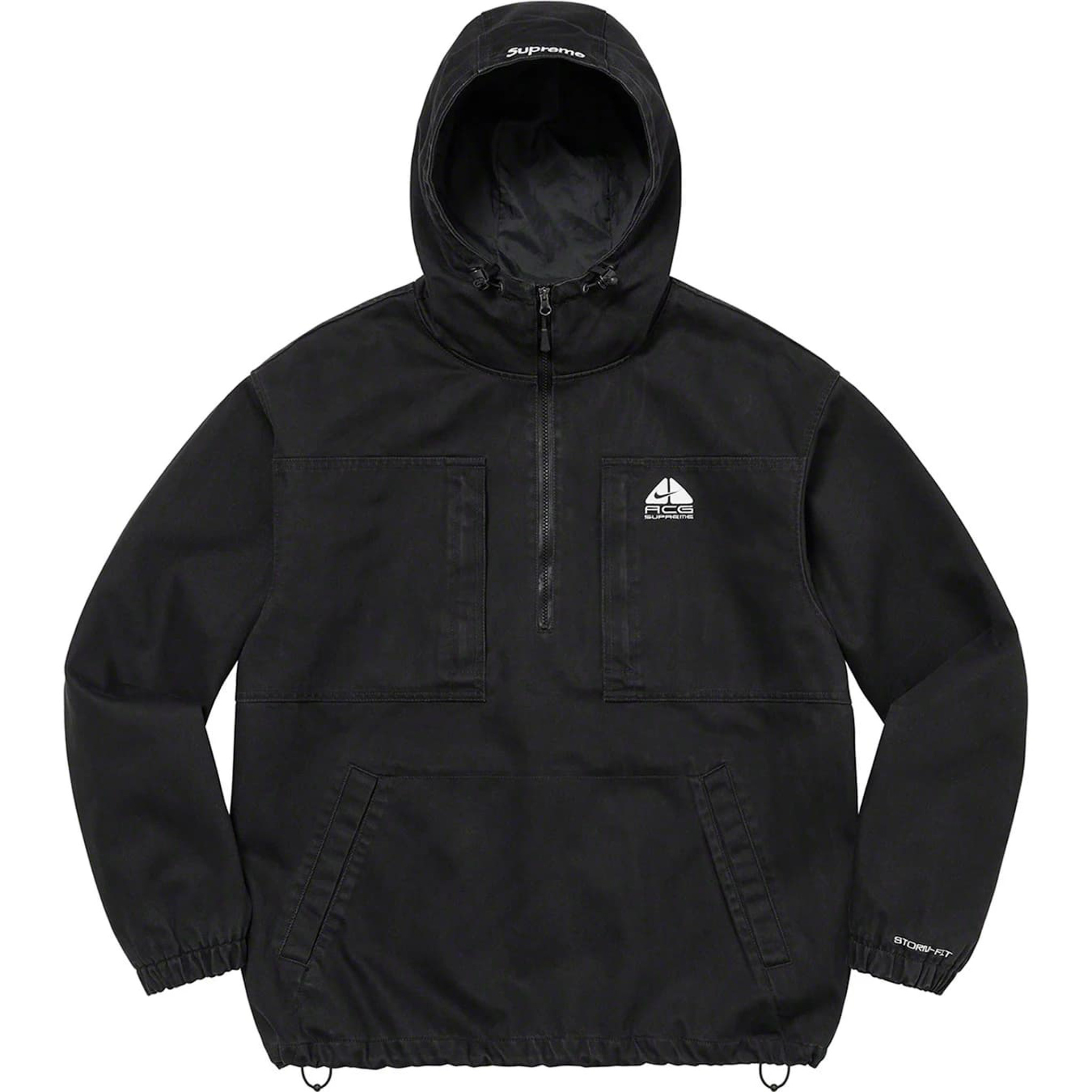 ★NIKE x Supreme★コラボ★ACG DENIM フーディ★追跡可 関税込☆NIKE☆Supreme x Nike ACG Denim Pullover Washed Blue