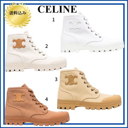 Shop CELINE Women's White Boots | BUYMA