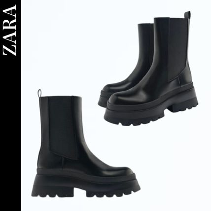 サイドゴア ZARA x ブーツ(レディース) - 海外通販のBUYMA