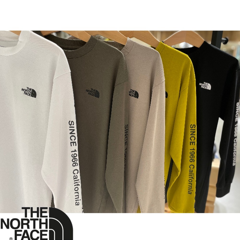 【THE NORTH FACE】ロングスリーブメッセージロゴティー★男女OK