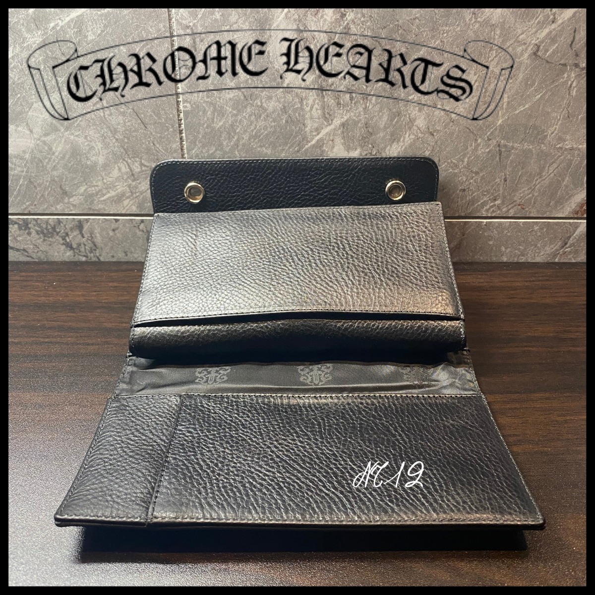 Shop CHROME HEARTS WAVE CHROME HEARTS Long Wallets by _naoto12_