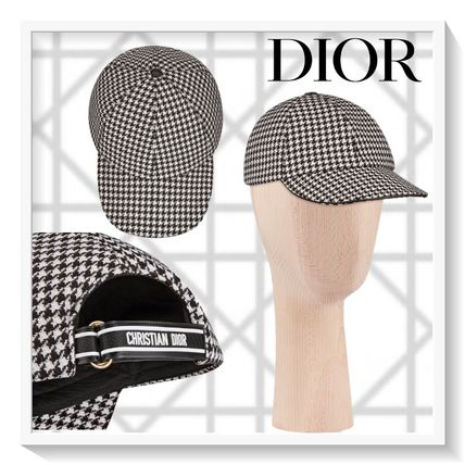 千鳥格子 Dior x 帽子(レディース)|新作を海外通販【BUYMA】 決算特別セール 【Christian Dior】 千鳥格子柄バケットハット ディオール ハット