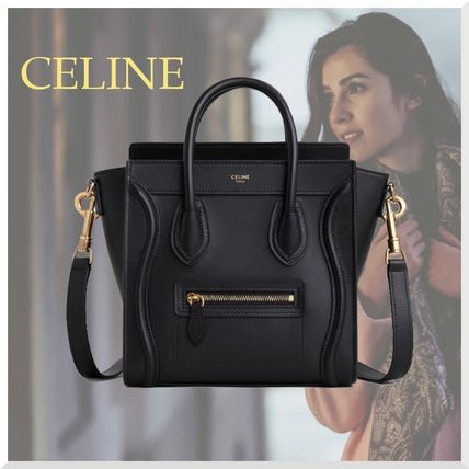 ブラック(黒)系 CELINE Luggage x ハンドバッグ(レディース) - 海外