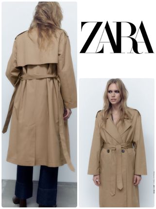 ZARA x トレンチコート(レディース) - 海外通販のBUYMA