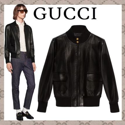 GUCCI(グッチ) レザージャケット(メンズ) - 海外通販のBUYMA