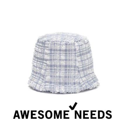 AWESOME NEEDS Wide-brimmed Hats Unisex Bucket Hats Wide-brimmed Hats