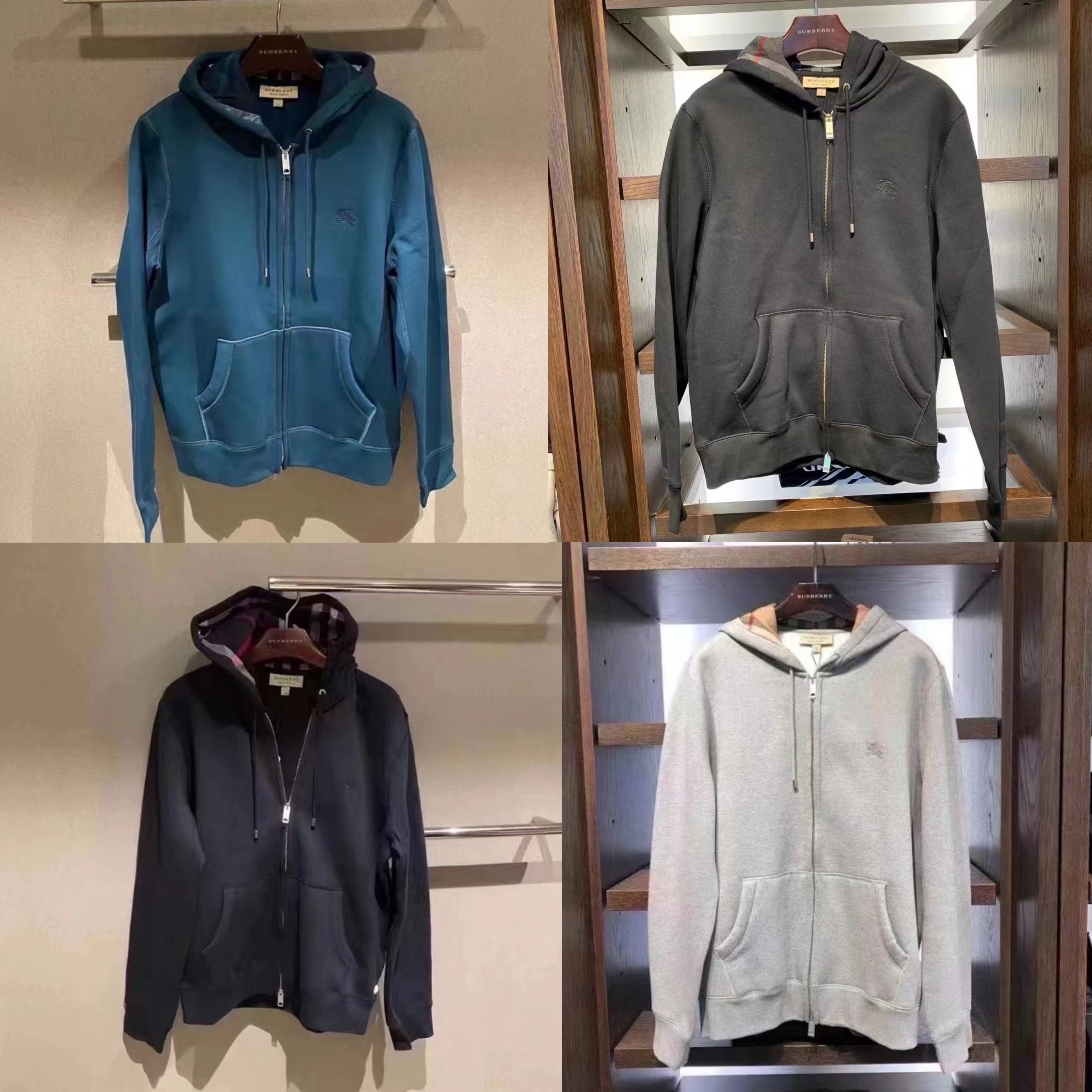 Burberry バーバリー パーカー チェック フード プレゼント - www ...