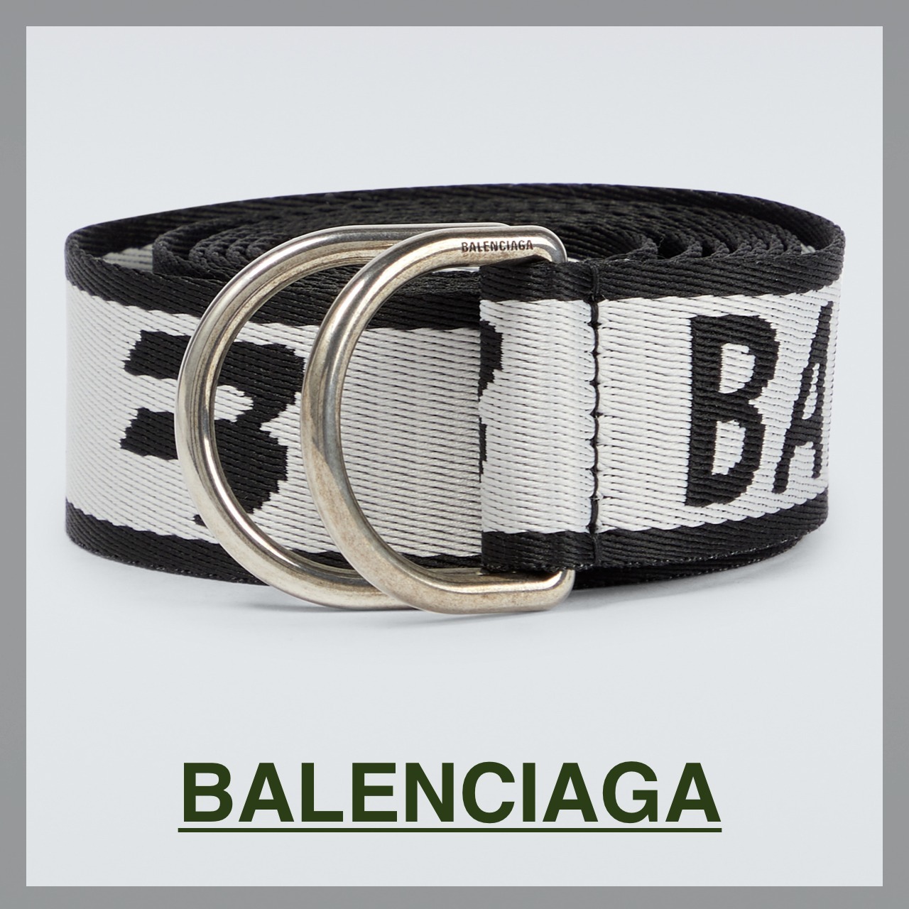 BALENCIAGA. 完売前に! D RING ベルト 関税送料込