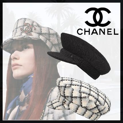 CHANEL(シャネル) ハンチング・キャスケット(レディース) - 海外通販の ...