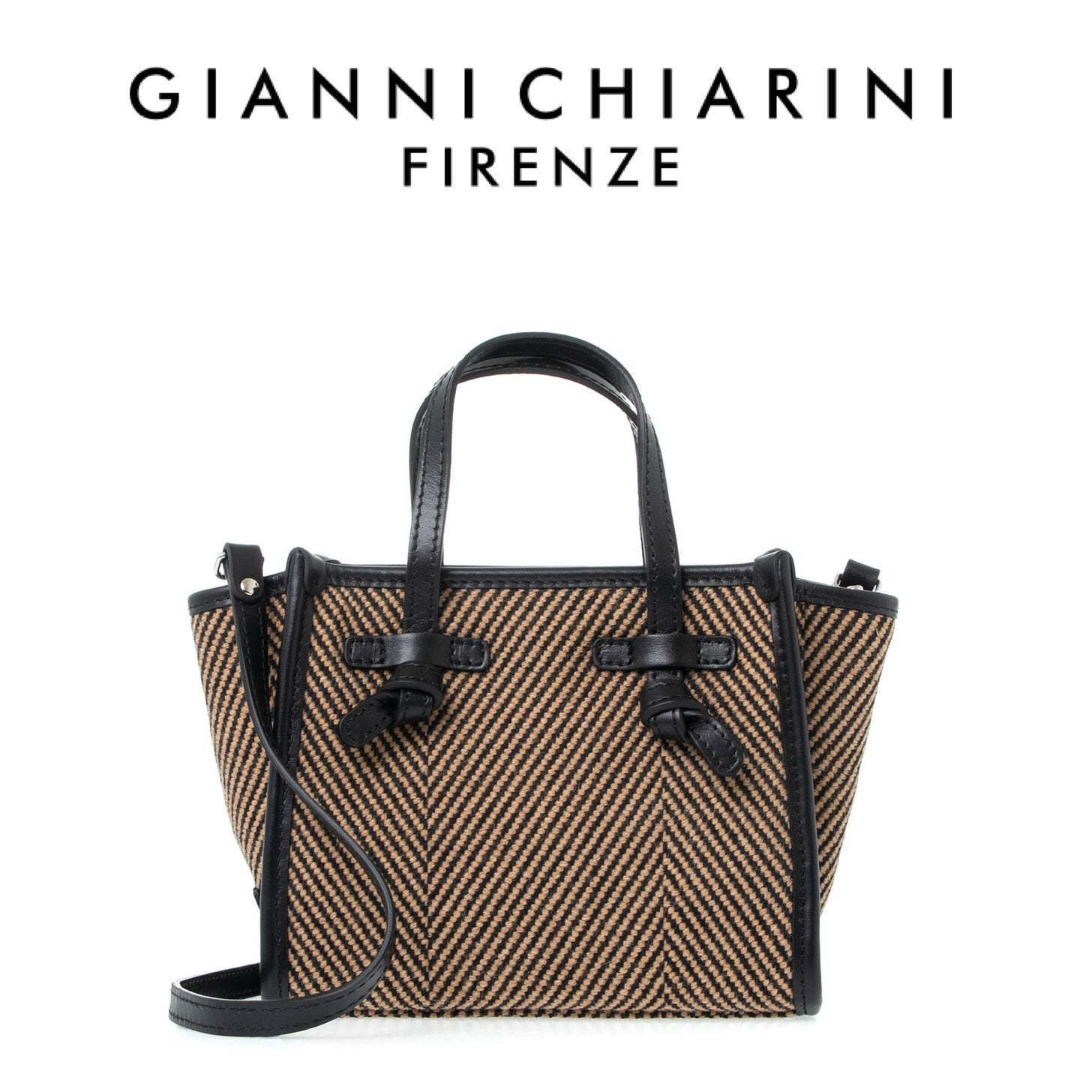 ★GIANNI CHIARINI★ MISS MARCELLA SPIGA MINI トートバッグ
