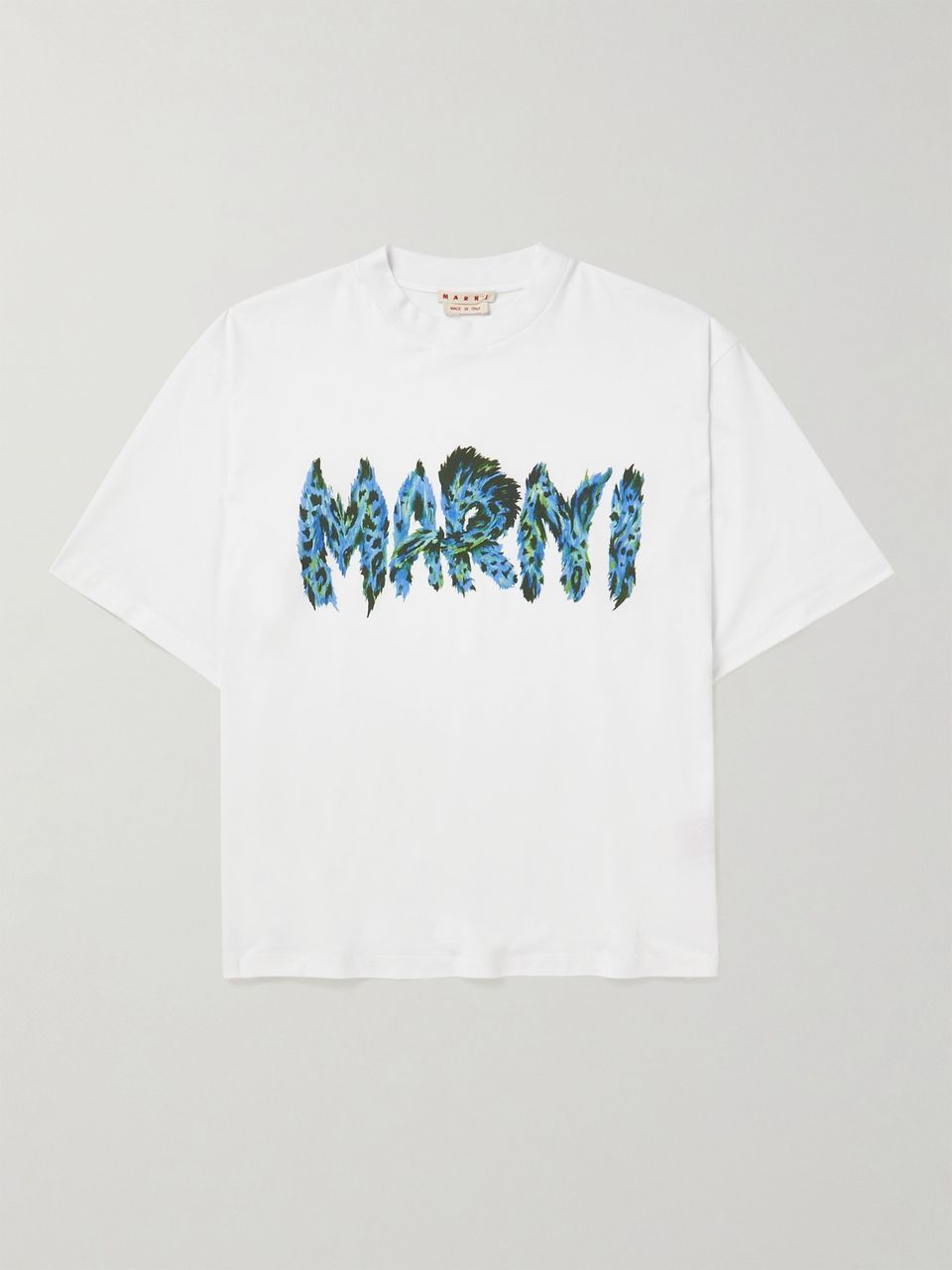 ☆日本正本☆ MARNI ドリッピングロゴ ジャージー製 半袖 Tシャツ www