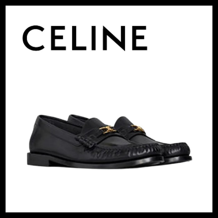 CELINE】ローファー カーフスキン ブラック - www.smartyearsapps.com