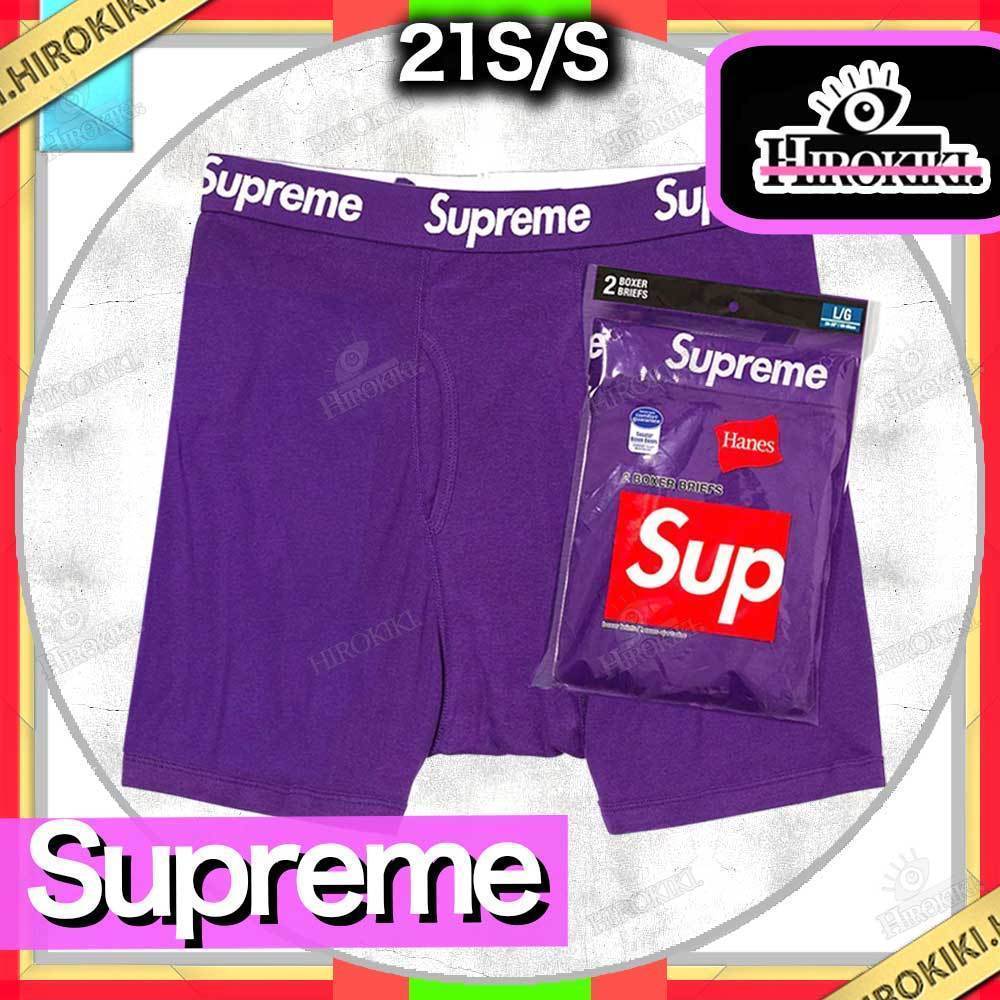【本物保証 /関税・送料無料】Supreme Hanes Boxer Briefs