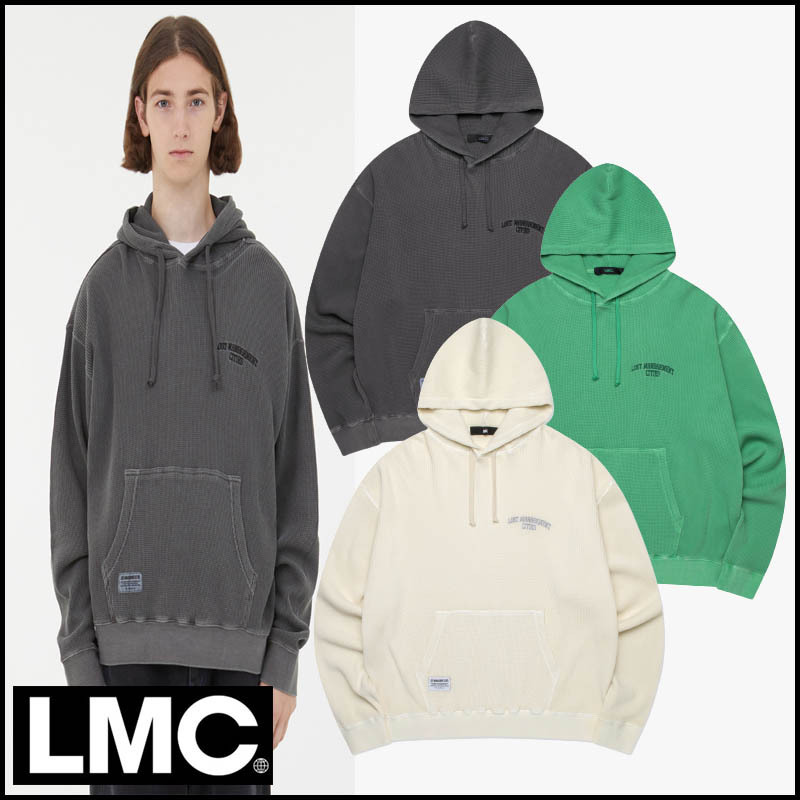 【LMC】エルエムシー 兼用 OVERDYED WAFFLE HOODIE フード