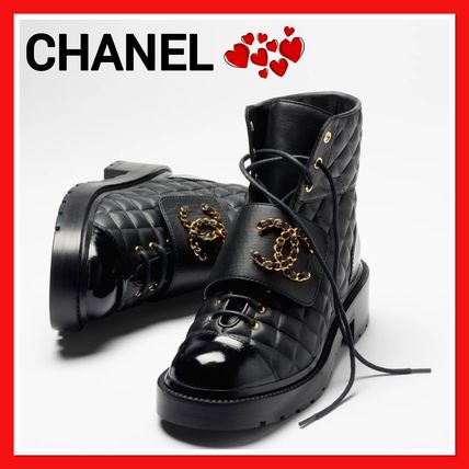レースアップ CHANEL(シャネル) ブーツ(レディース) - 海外通販のBUYMA