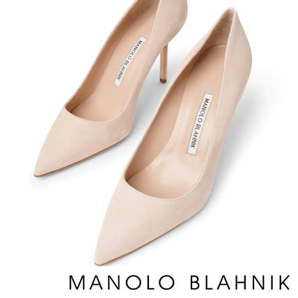 スエード Manolo Blahnik(マノロブラニク) パンプス(レディース ...