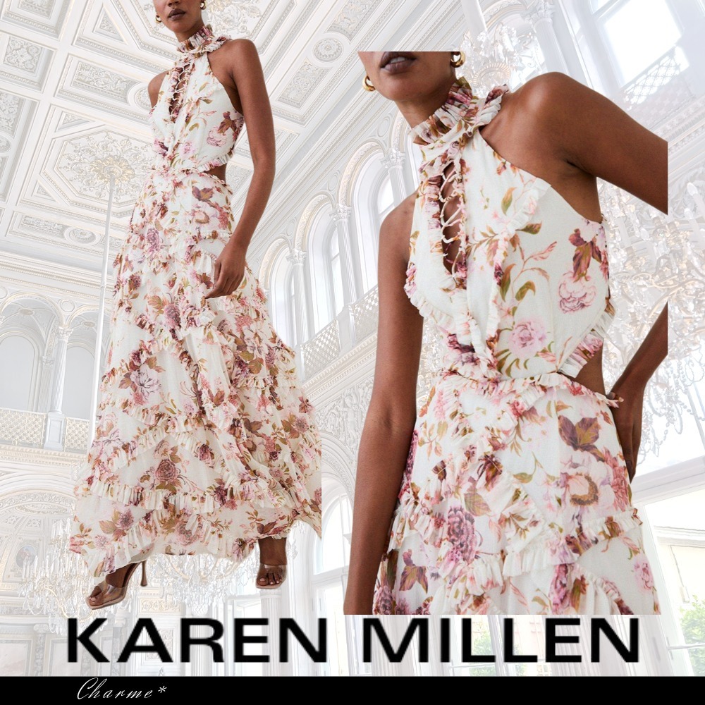 着後レビューで 送料無料】 Lydia MILLEN KAREN Millen マキシ