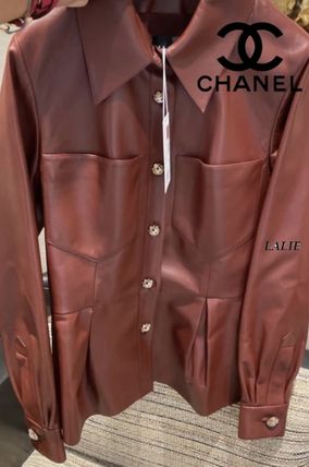 CHANEL x レザージャケット・コート(レディース) - 海外通販のBUYMA
