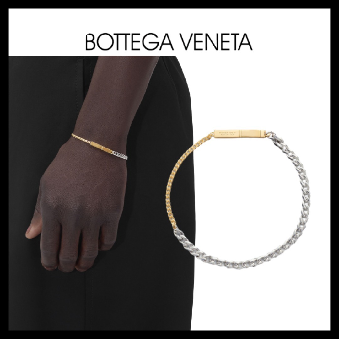 新品未使用】BOTTEGA VENETA チェーンブレスレット シルバー