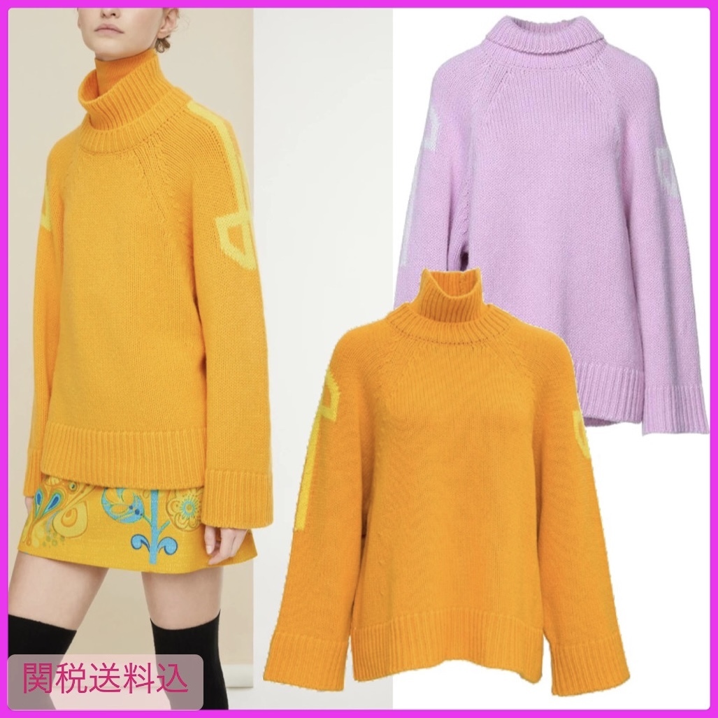 22AW 新品未着用 黒S PATOU パトゥジャンパー ロゴ 長袖ニット 売り値 ...