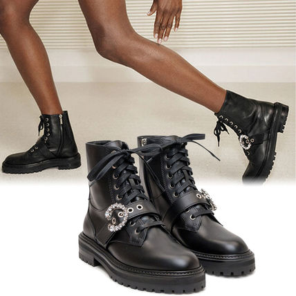 レースアップ Jimmy Choo x ショートブーツ・ブーティ(レディース ...
