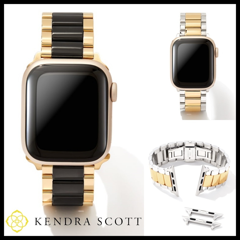 全2色★Kendra Scottツートーンのリンクが上品Apple Watch Band